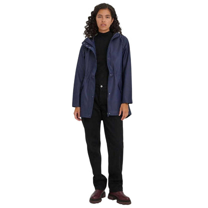 Navy - Lifestyle - Vero Moda Womens-Ladies Front Pocket Raincoat