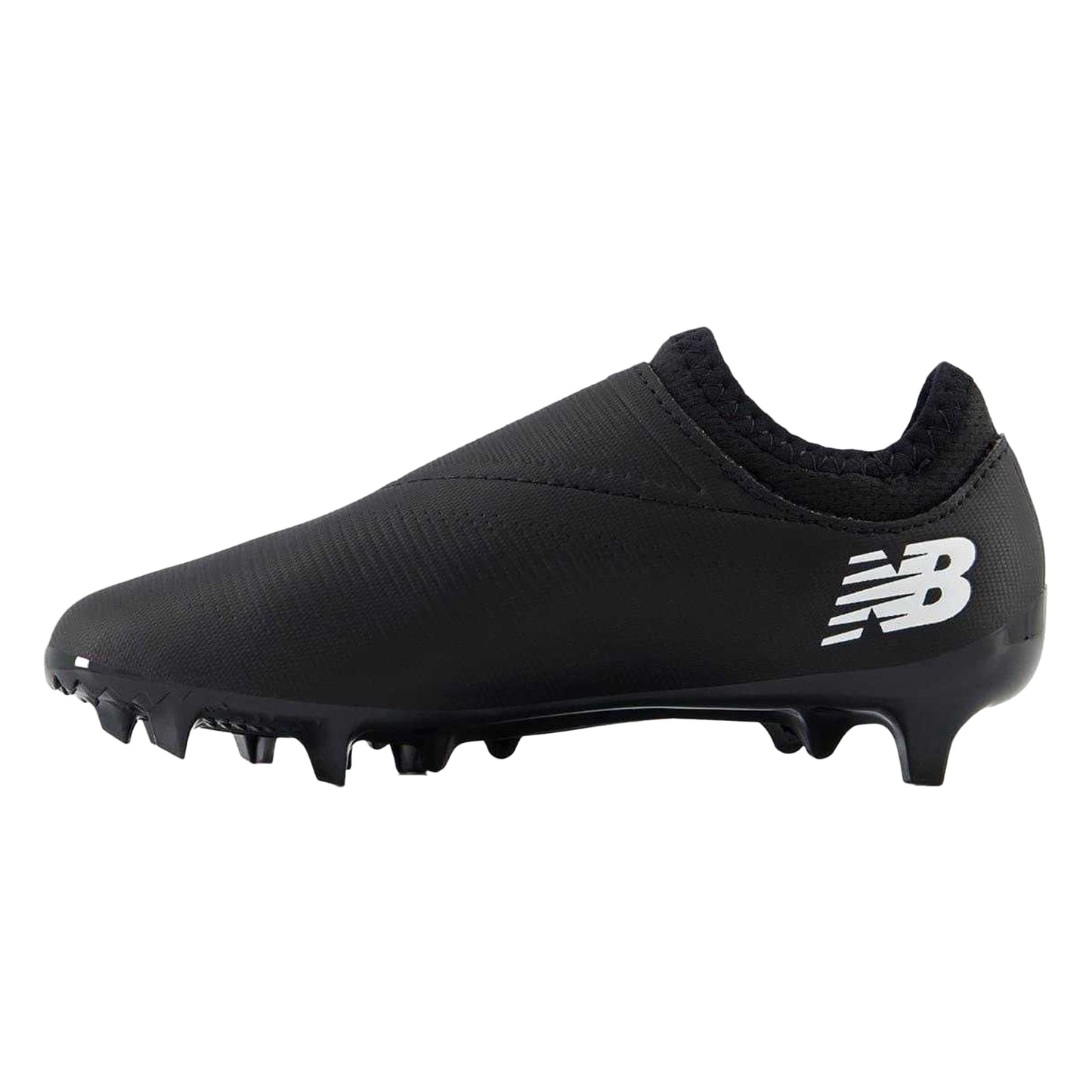 Black-White - Back - New Balance Childrens-Kids Furon V7+ Dispatch Firm Ground Football Boots