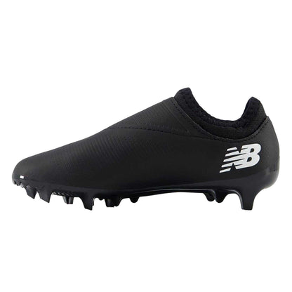 Black-White - Back - New Balance Childrens-Kids Furon V7+ Dispatch Firm Ground Football Boots