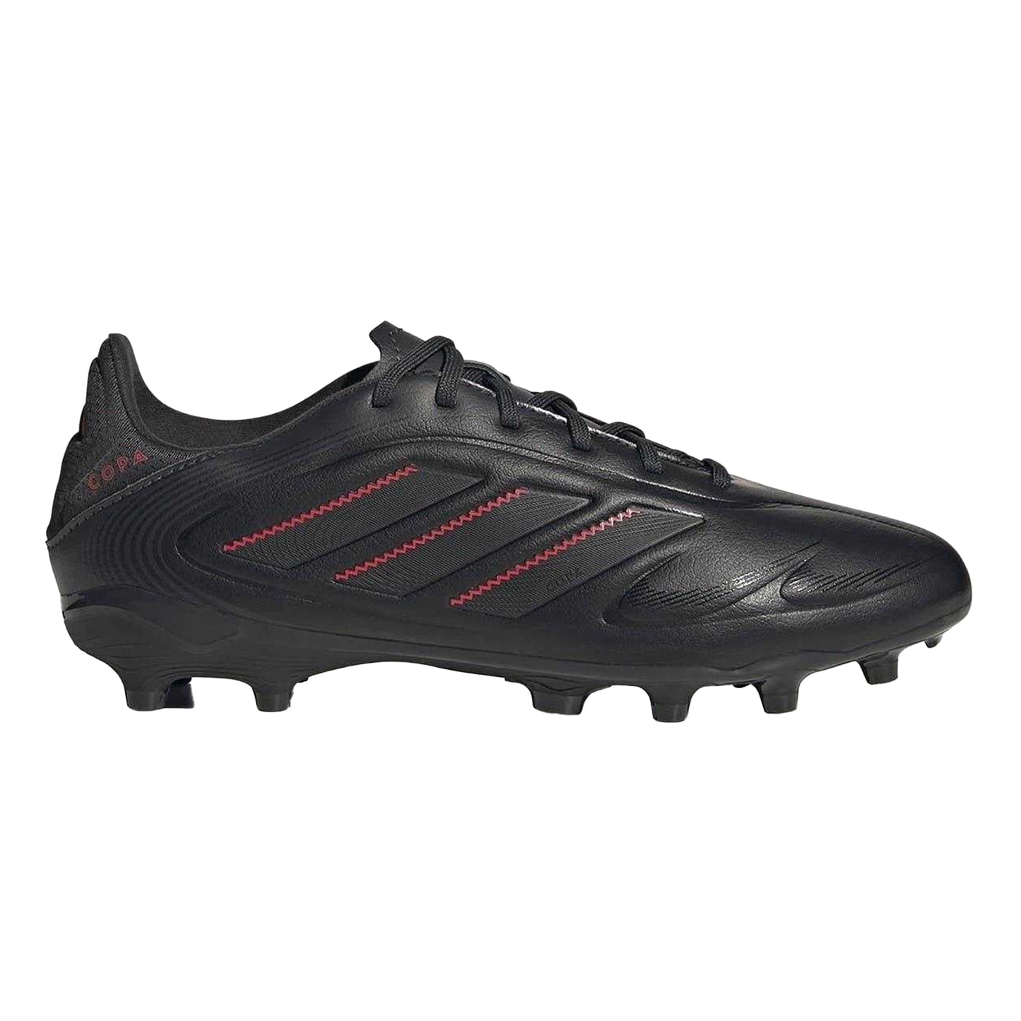Black-Carbon - Front - Adidas Childrens-Kids Copa Pure 3 League Firm Ground Football Boots