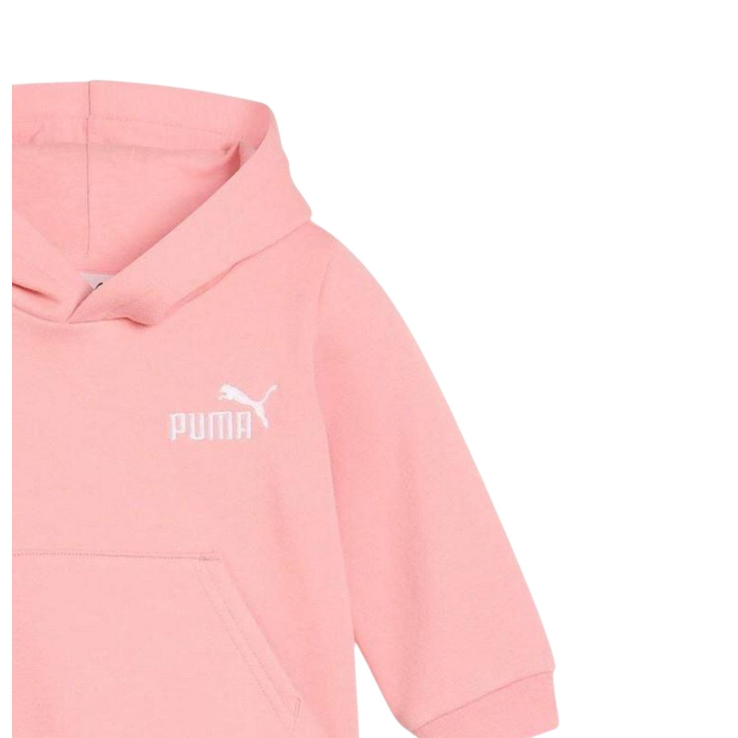 Pink - Side - Puma Childrens-Kids Loungewear Set
