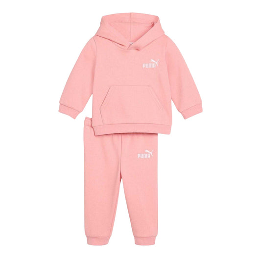 Pink - Front - Puma Childrens-Kids Loungewear Set