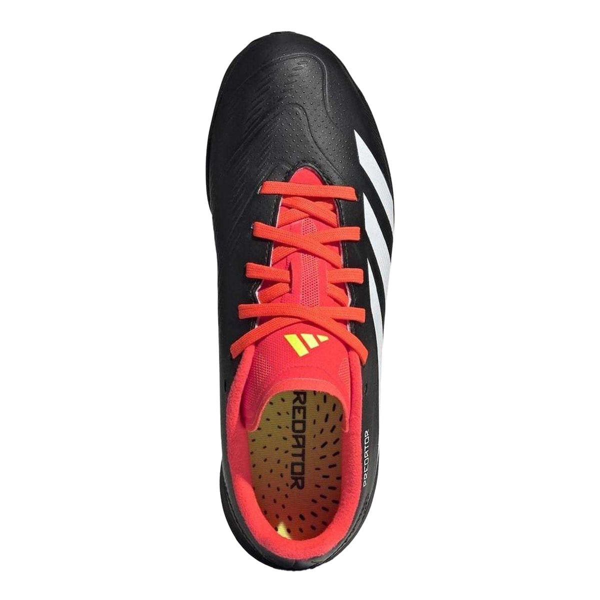 Black-White - Side - Adidas Childrens-Kids Predator League Regular Football Boots