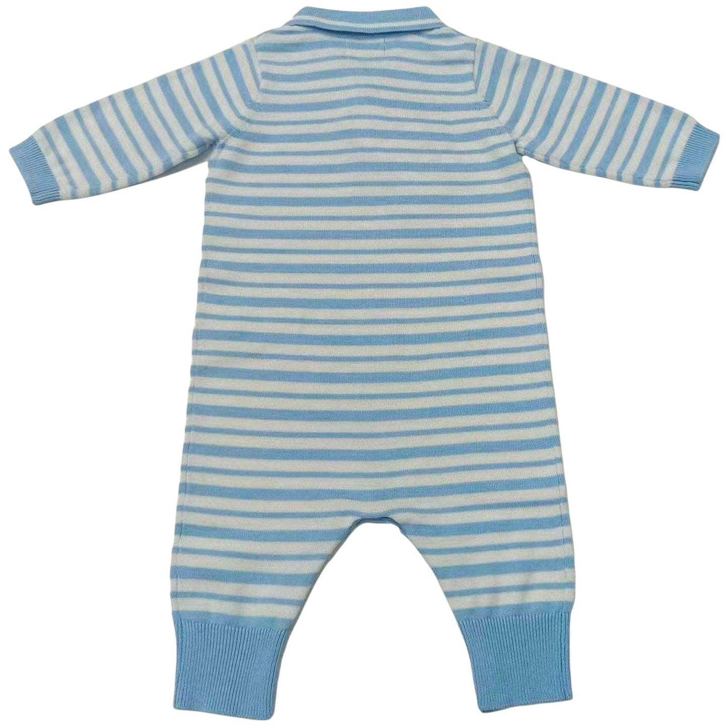 Frozen-Fjord - Back - Pretty Green Baby Striped Romper