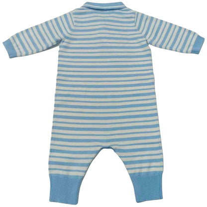 Frozen-Fjord - Back - Pretty Green Baby Striped Romper