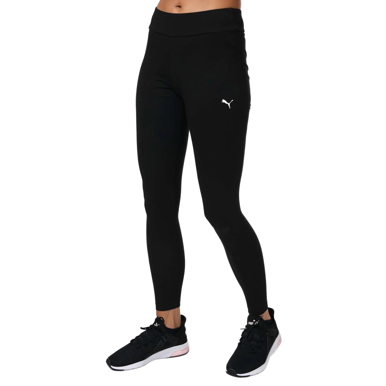 Black - Front - Puma Womens-Ladies Essentials Leggings