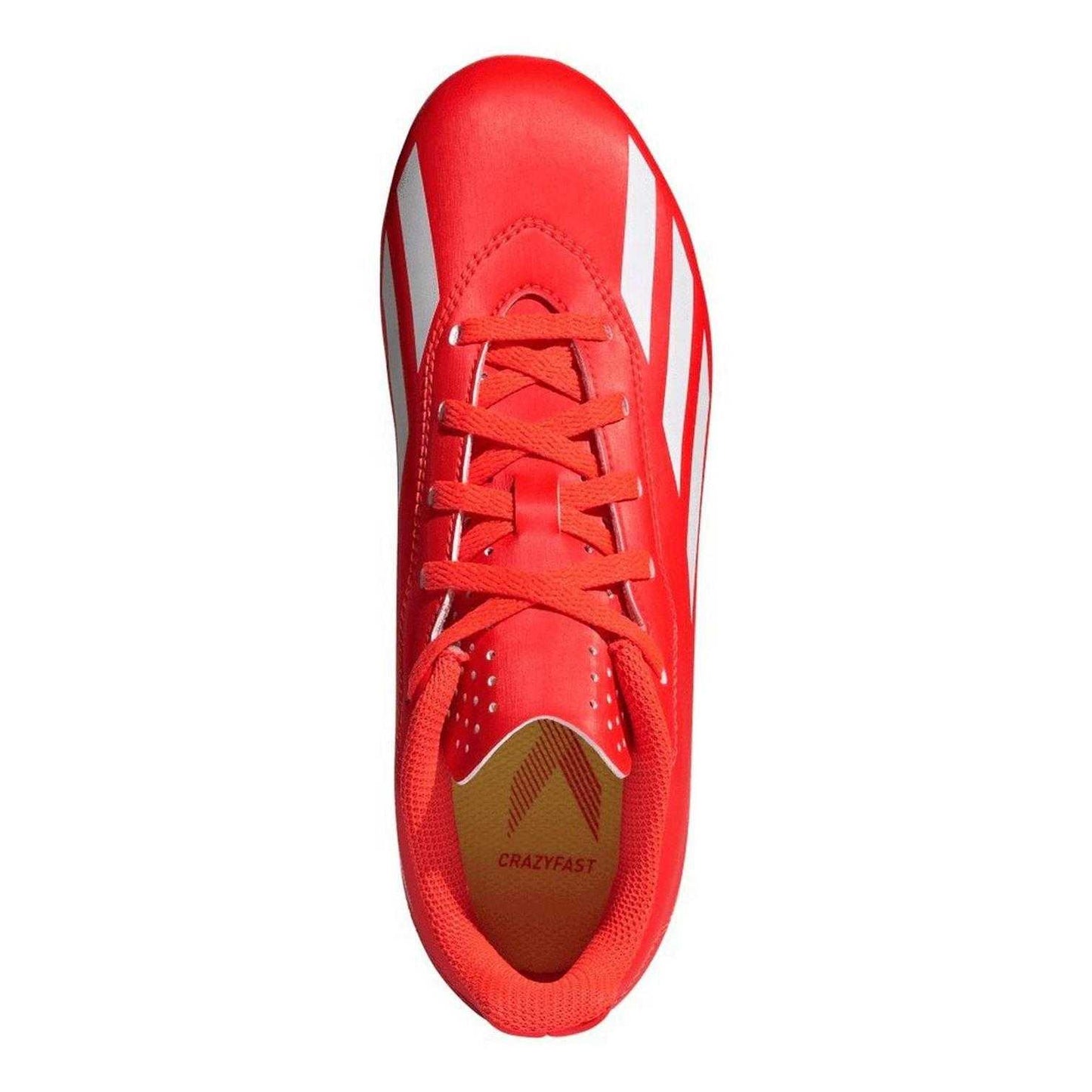 Red - Side - Adidas Childrens-Kids Crazyfast Regular Football Boots