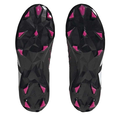 Black - Lifestyle - Adidas Childrens-Kids Predator Accuracy.3 Firm Ground Football Boots