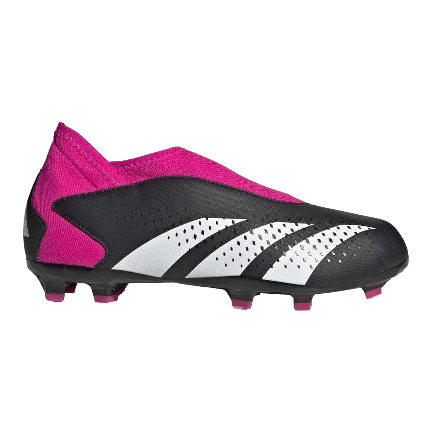 Black - Front - Adidas Childrens-Kids Predator Accuracy.3 Firm Ground Football Boots