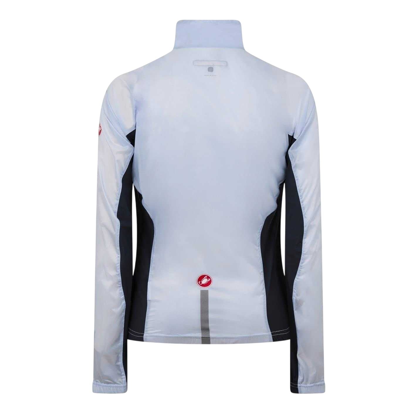 Silver - Back - Castelli Womens-Ladies Squadra Cycling Jacket