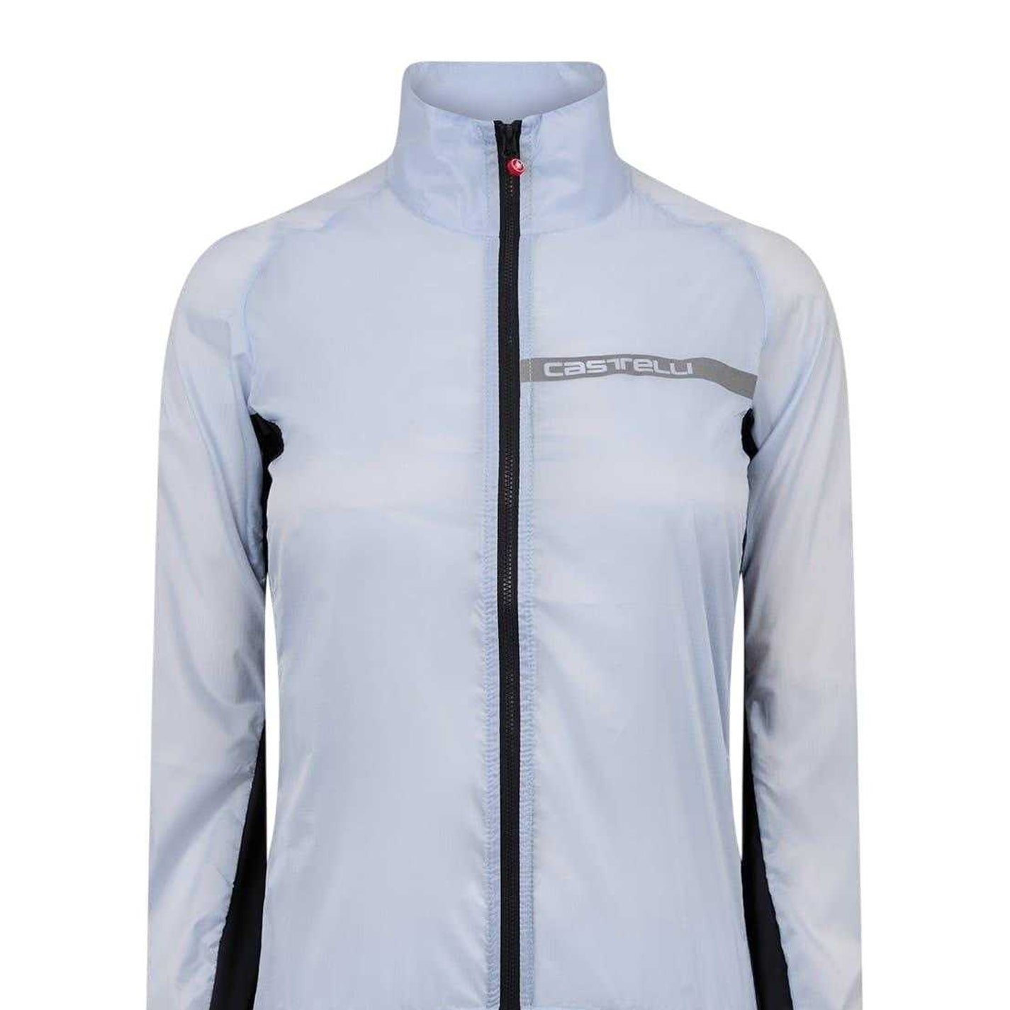 Silver - Side - Castelli Womens-Ladies Squadra Cycling Jacket