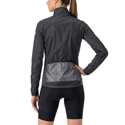 Light Black - Back - Castelli Womens-Ladies Squadra Cycling Jacket