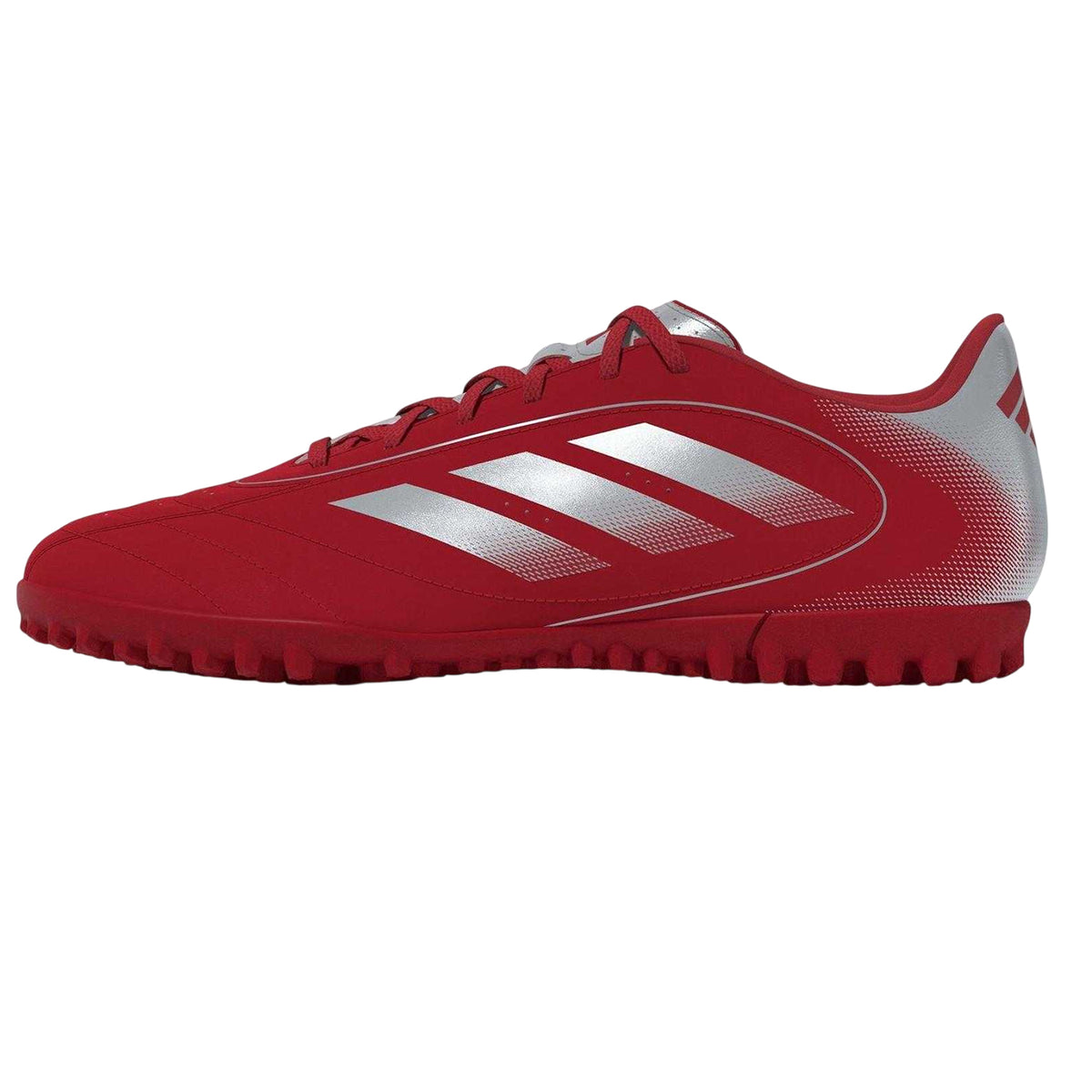 Red-Silver - Back - Adidas Mens Goletto IX Leather Astro Turf Trainers