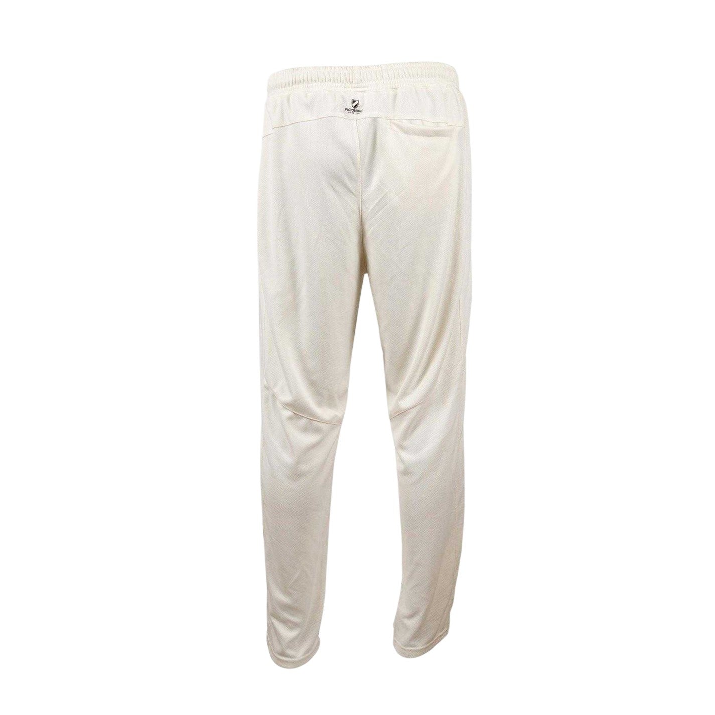 Cream - Back - Slazenger Childrens-Kids Aero Logo Cricket Trousers