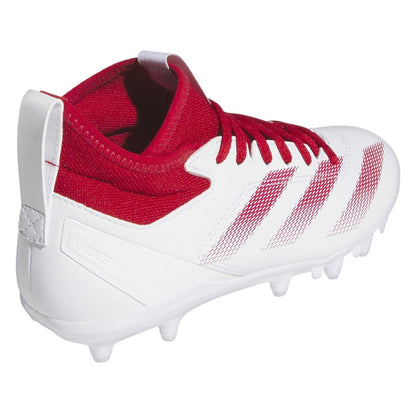 White - Back - Adidas Childrens-Kids Impact Cleated Artificial Ground Football Boots