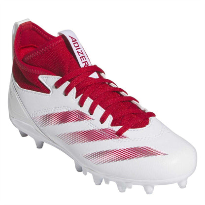 White - Pack Shot - Adidas Childrens-Kids Impact Cleated Artificial Ground Football Boots