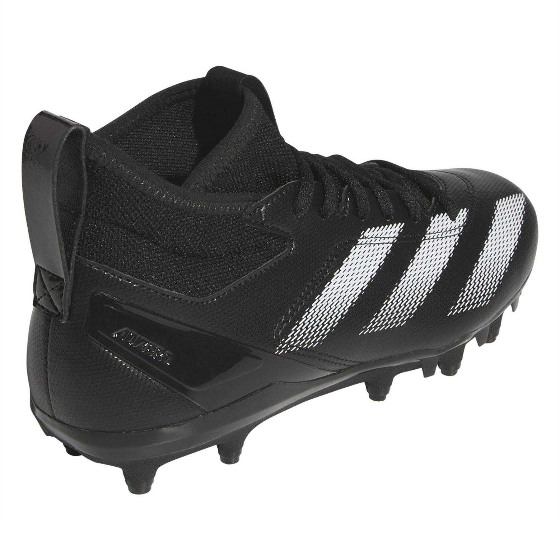 Core Black - Back - Adidas Childrens-Kids Impact Cleated Artificial Ground Football Boots