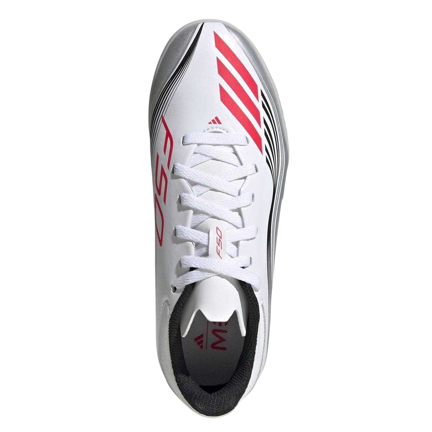 White-Red - Lifestyle - Adidas Childrens-Kids F50 League Artificial Ground Football Boots