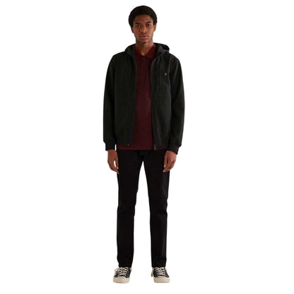 Black - Lifestyle - Farah Mens Softshell Hooded Jacket