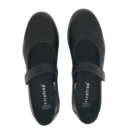 Black - Lifestyle - Firetrap Womens-Ladies Mary Janes