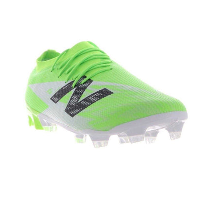 Green-White - Pack Shot - New Balance Mens Furon Team V8 Firm Ground Football Boots