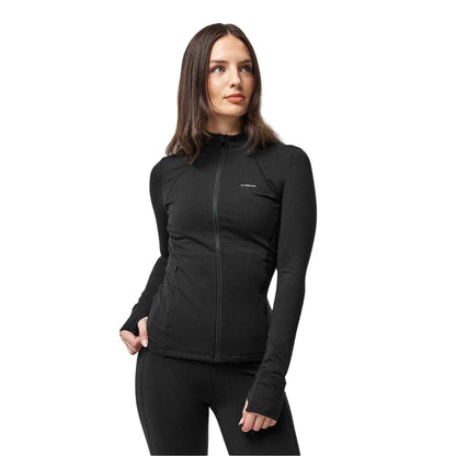 Black - Side - LA Gear Womens-Ladies Training Jacket
