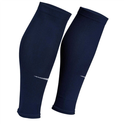 Navy-White - Back - Nike Strike Seamless Football Leg Sleeves