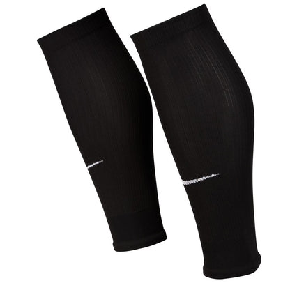 Black-White - Front - Nike Strike Seamless Football Leg Sleeves