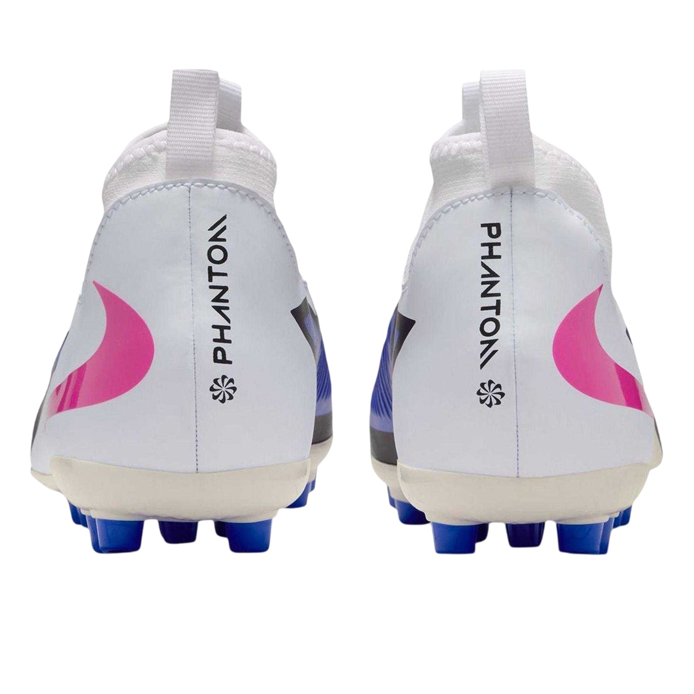 Royal Blue-Pink - Back - Nike Childrens-Kids Phantom 6 Phantom Football Boots