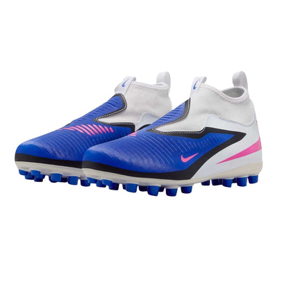 Royal Blue-Pink - Pack Shot - Nike Childrens-Kids Phantom 6 Phantom Football Boots