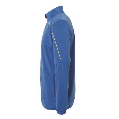 Blue-Lime - Lifestyle - UHL Sport Mens Mock Neck Long-Sleeved Performance Jacket