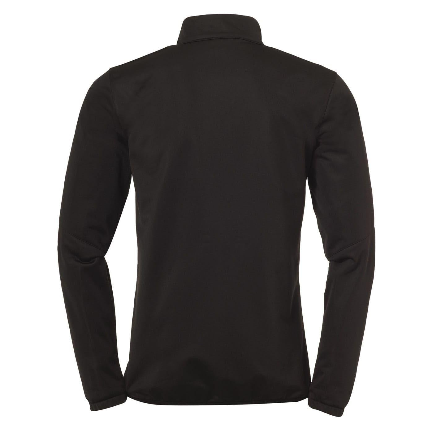 Black-Orange - Back - UHL Sport Mens Mock Neck Long-Sleeved Performance Jacket