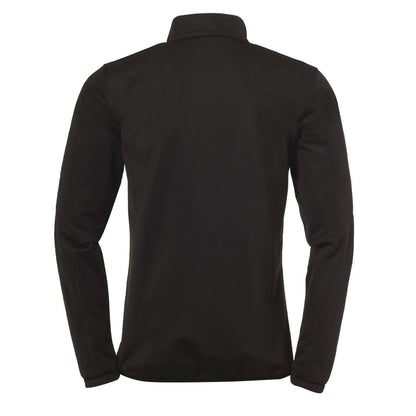 Black-Orange - Back - UHL Sport Mens Mock Neck Long-Sleeved Performance Jacket