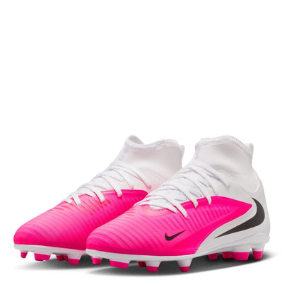 White-Pink - Lifestyle - Nike Childrens-Kids Phantom 6 Football Boots