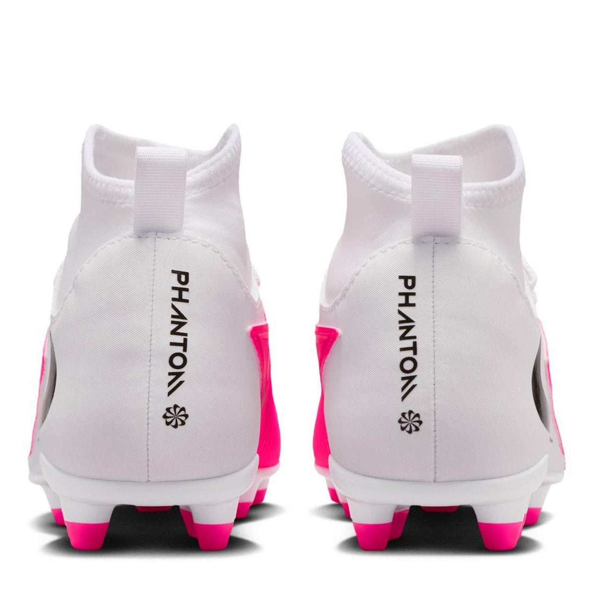 White-Pink - Pack Shot - Nike Childrens-Kids Phantom 6 Football Boots