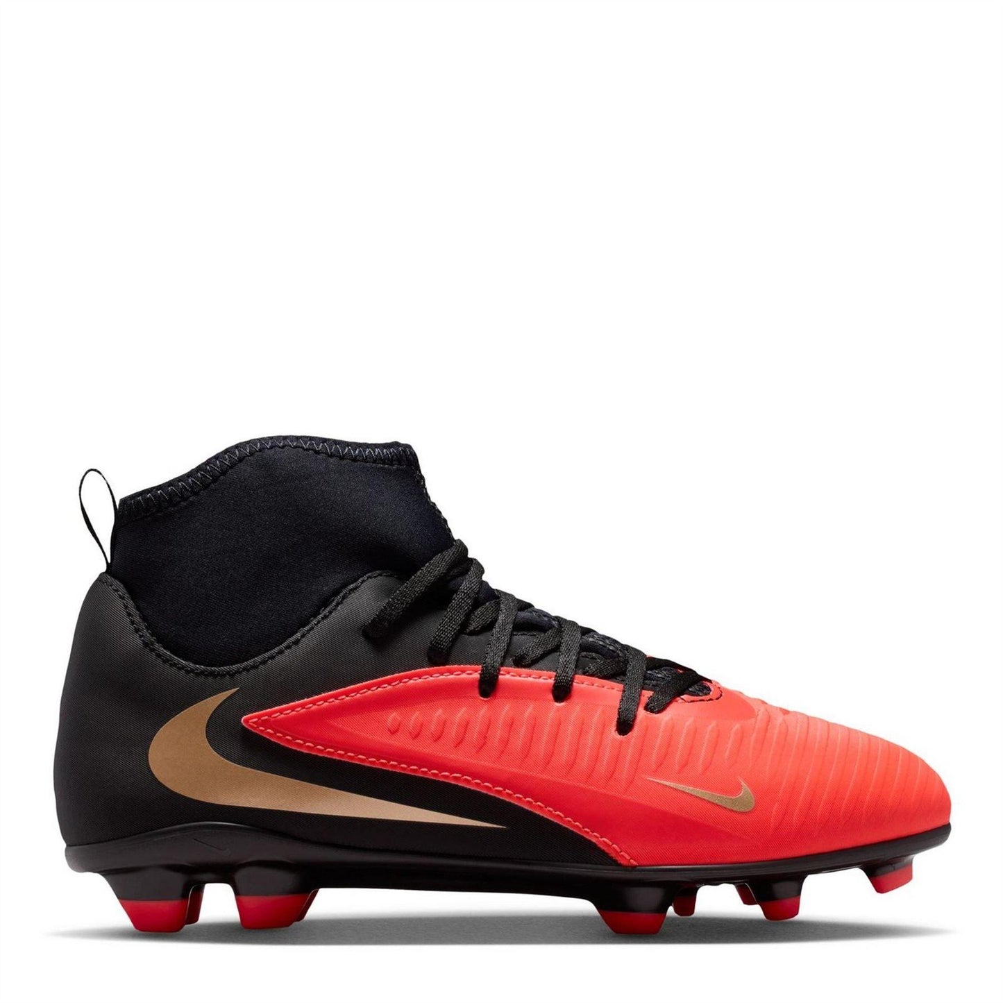Red-Black - Front - Nike Childrens-Kids Phantom 6 Football Boots