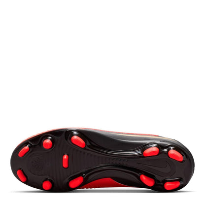 Red-Black - Side - Nike Childrens-Kids Phantom 6 Football Boots