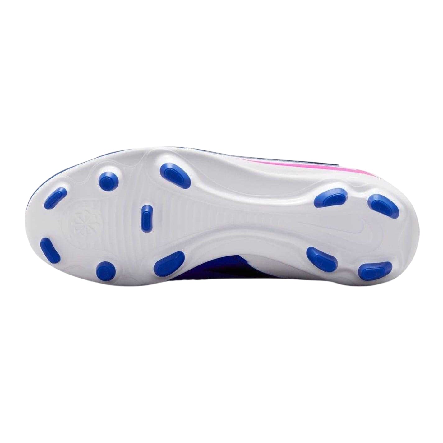 Blue-White-Pink - Side - Nike Childrens-Kids Phantom 6 Football Boots