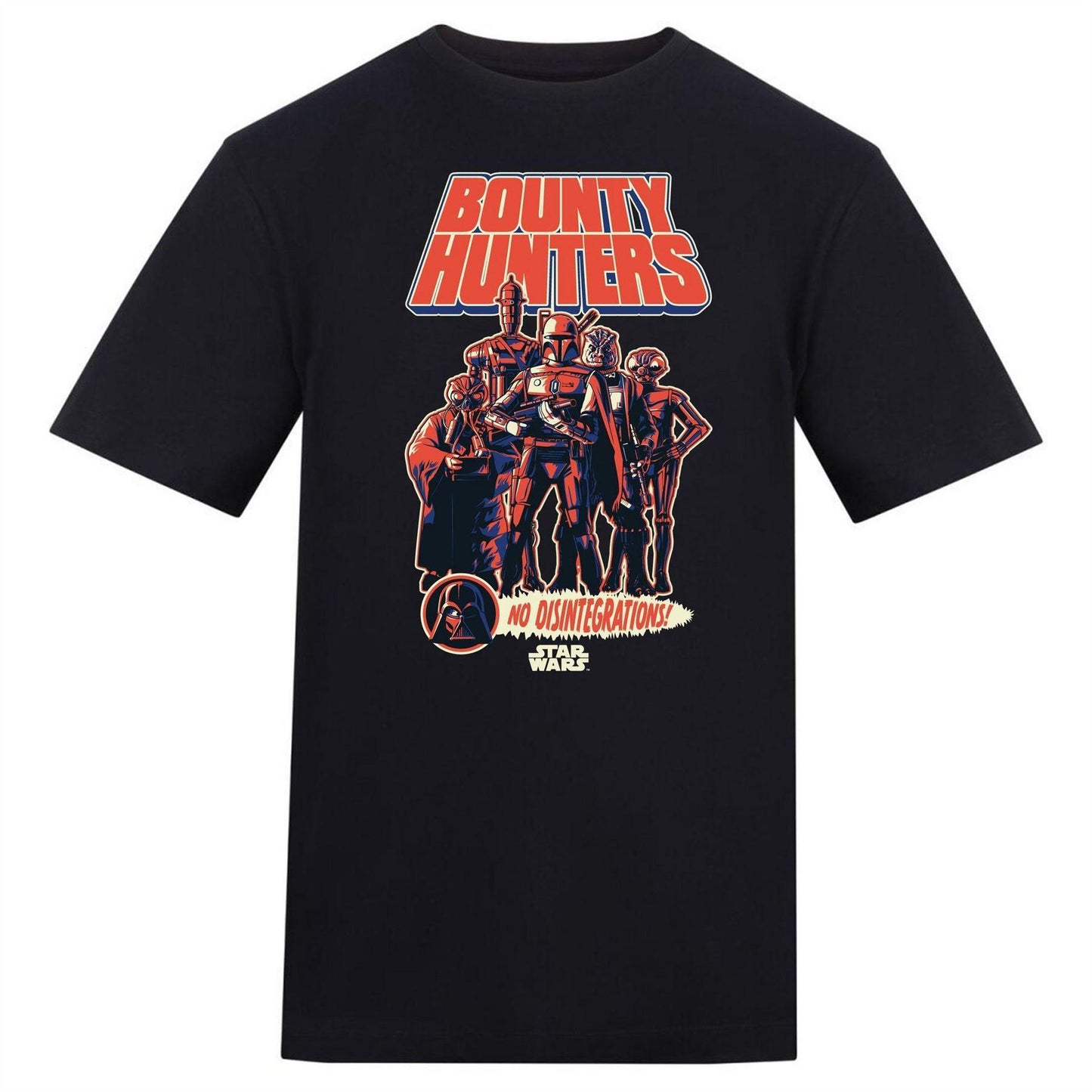 Black - Front - Star Wars: Bounty Hunter Mens Bounty Hunters T-Shirt