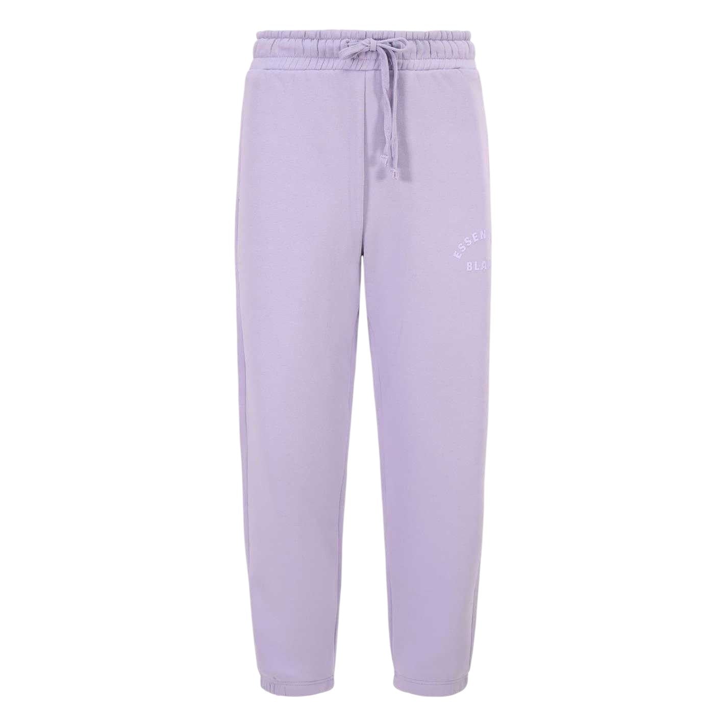 Violet - Front - Blank Essentials Mens Arched Logo Joggers