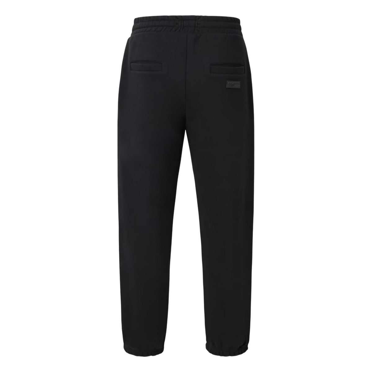 Black - Back - Blank Essentials Mens Arched Logo Joggers