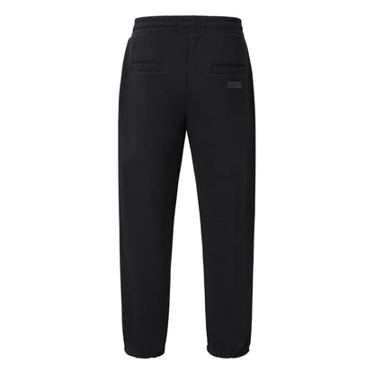 Black - Back - Blank Essentials Mens Arched Logo Joggers