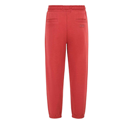 Spice Red - Back - Blank Essentials Mens Arched Logo Joggers