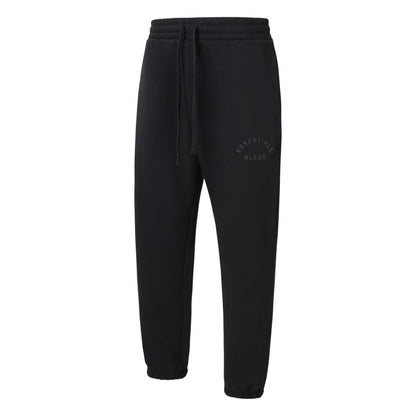 Black - Side - Blank Essentials Mens Arched Logo Joggers