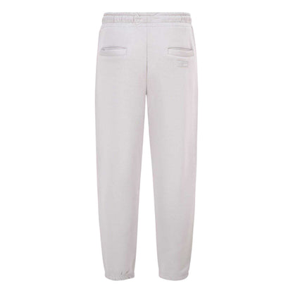 Grey - Back - Blank Essentials Mens Arched Logo Joggers