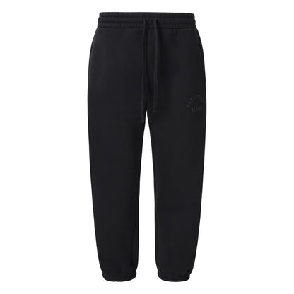 Black - Front - Blank Essentials Mens Arched Logo Joggers