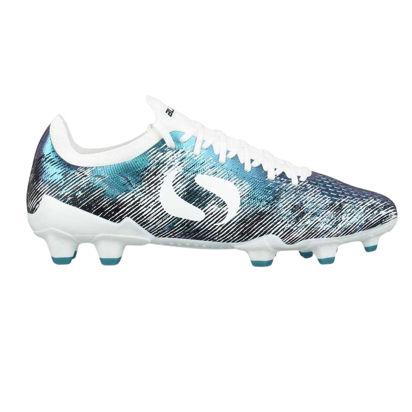 Emerald - Front - Sondico Mens Striped Firm Ground Football Boots