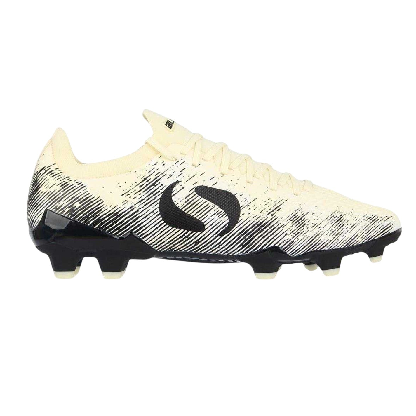 Lemonade-Black - Front - Sondico Mens Striped Firm Ground Football Boots