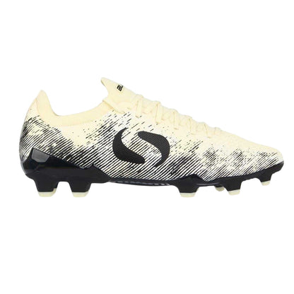 Lemonade-Black - Front - Sondico Mens Striped Firm Ground Football Boots