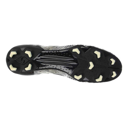 Lemonade-Black - Side - Sondico Mens Striped Firm Ground Football Boots
